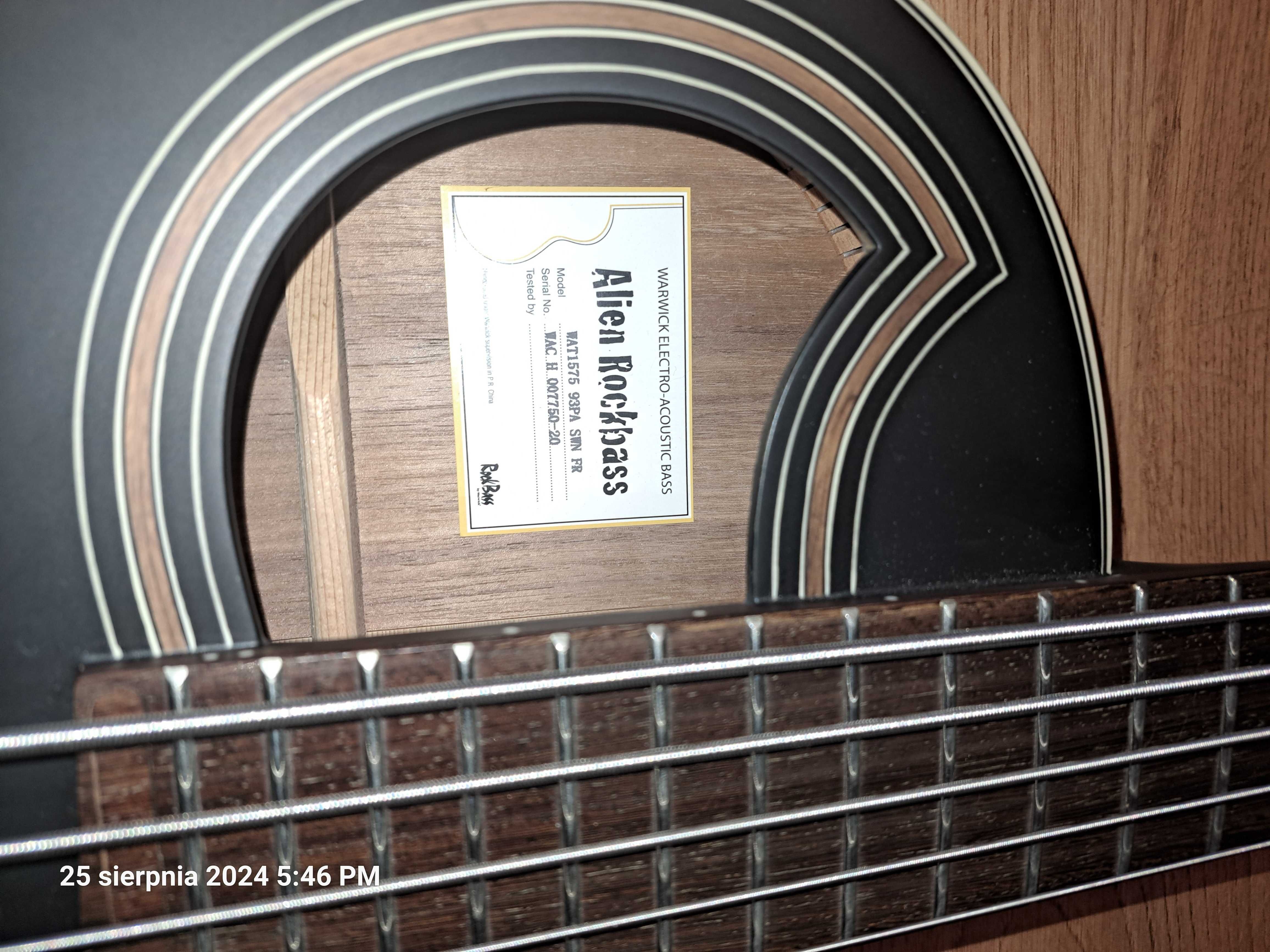Gitara elektro-akustyczna Warwick Alien Deluxe 5