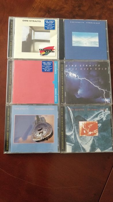 Dire Straits - Os 6 álbuns de estúdio.