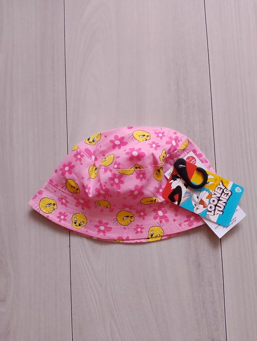 Kapelusz dla dziewczynki nowy 3-6 miesięcy looney tusen