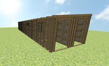 Konstrukcja domku szkieletowego 4m x 13m