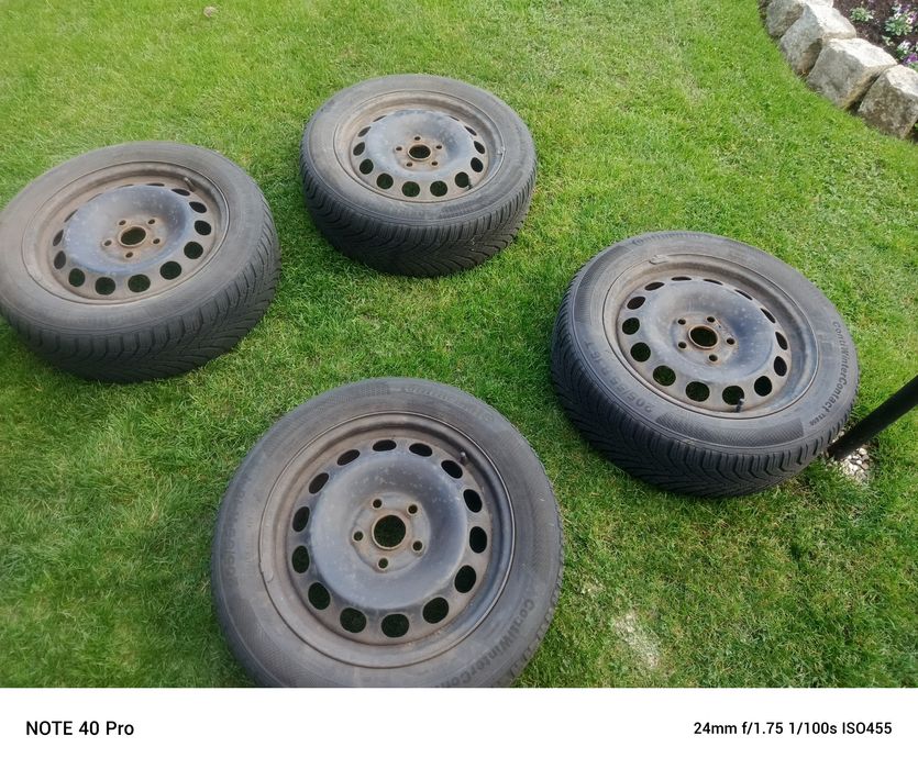 Opony zimowe z felgami 5x112