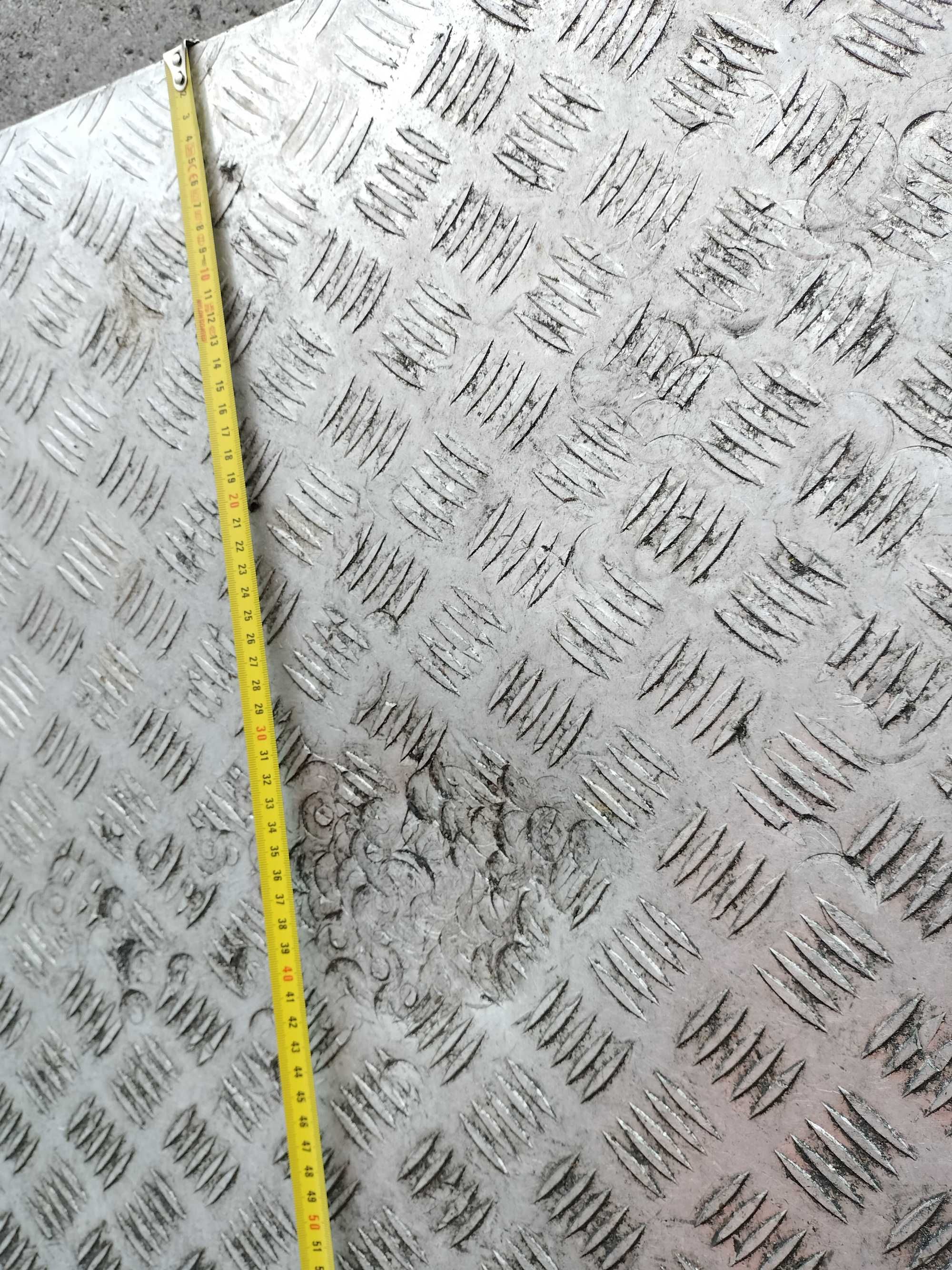 Blacha ryflowana aluminiowa - używana