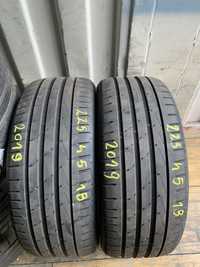 Dwie opony  hankook ventus s1 evo 2 225/45/18 2019r.