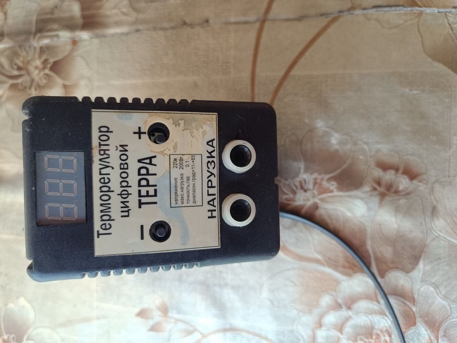 Продам терморегулятор на инкубатор цена 280гр