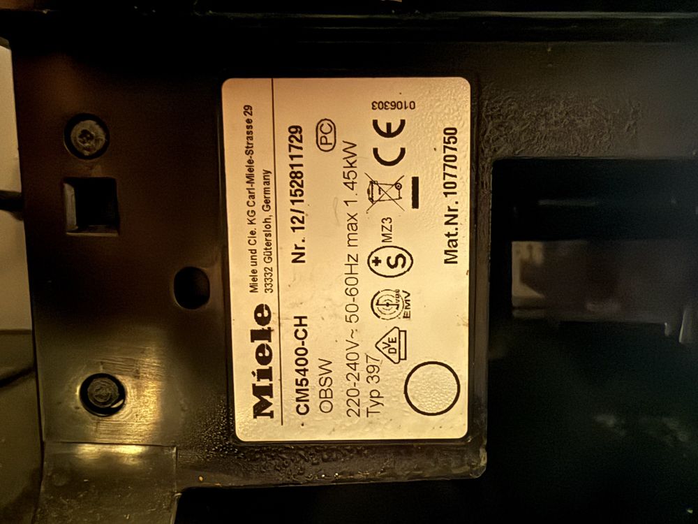 Miele CM 5400 ekspres do kawy