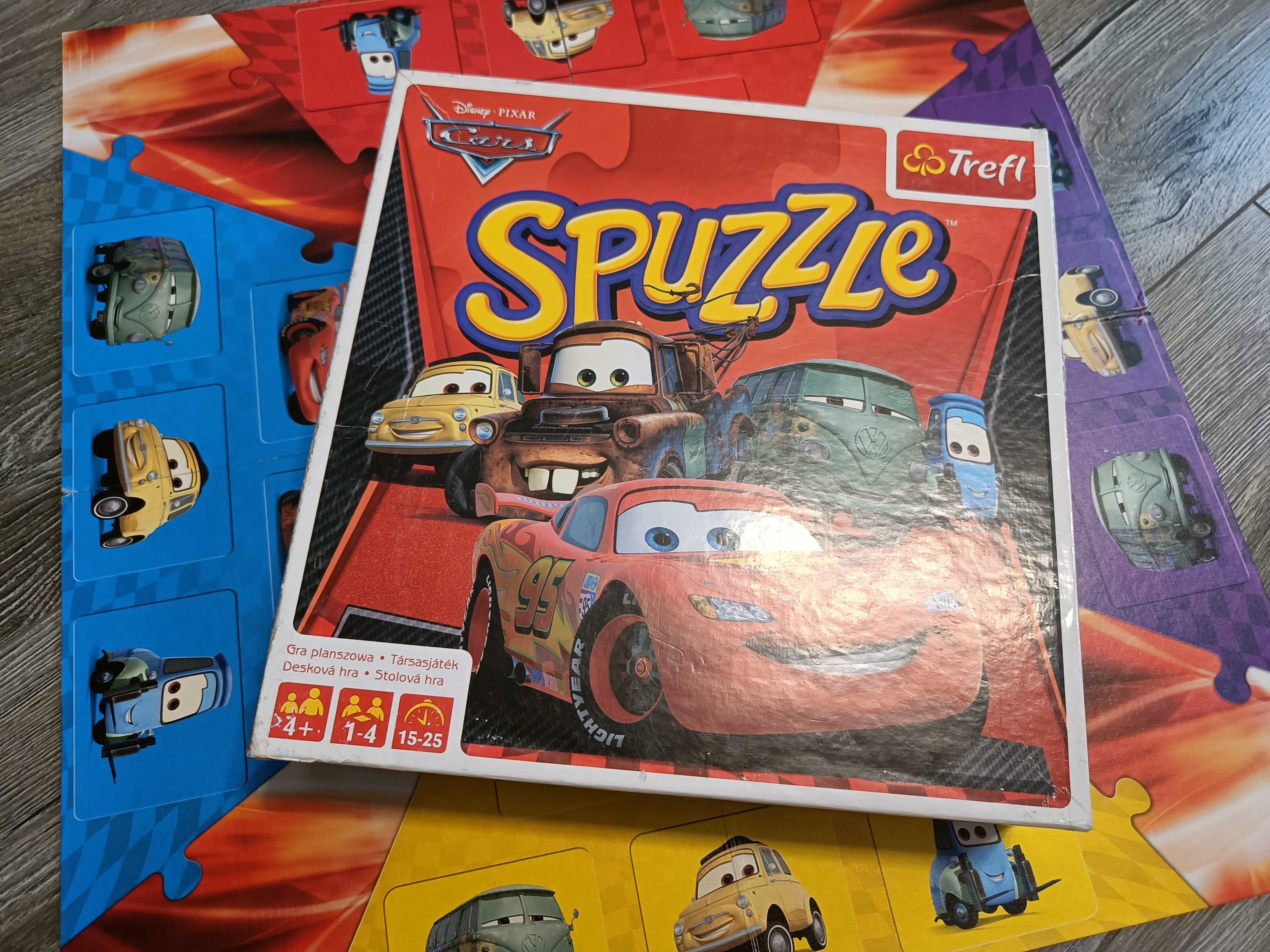 Spuzzle cars- trefl gra planszowa