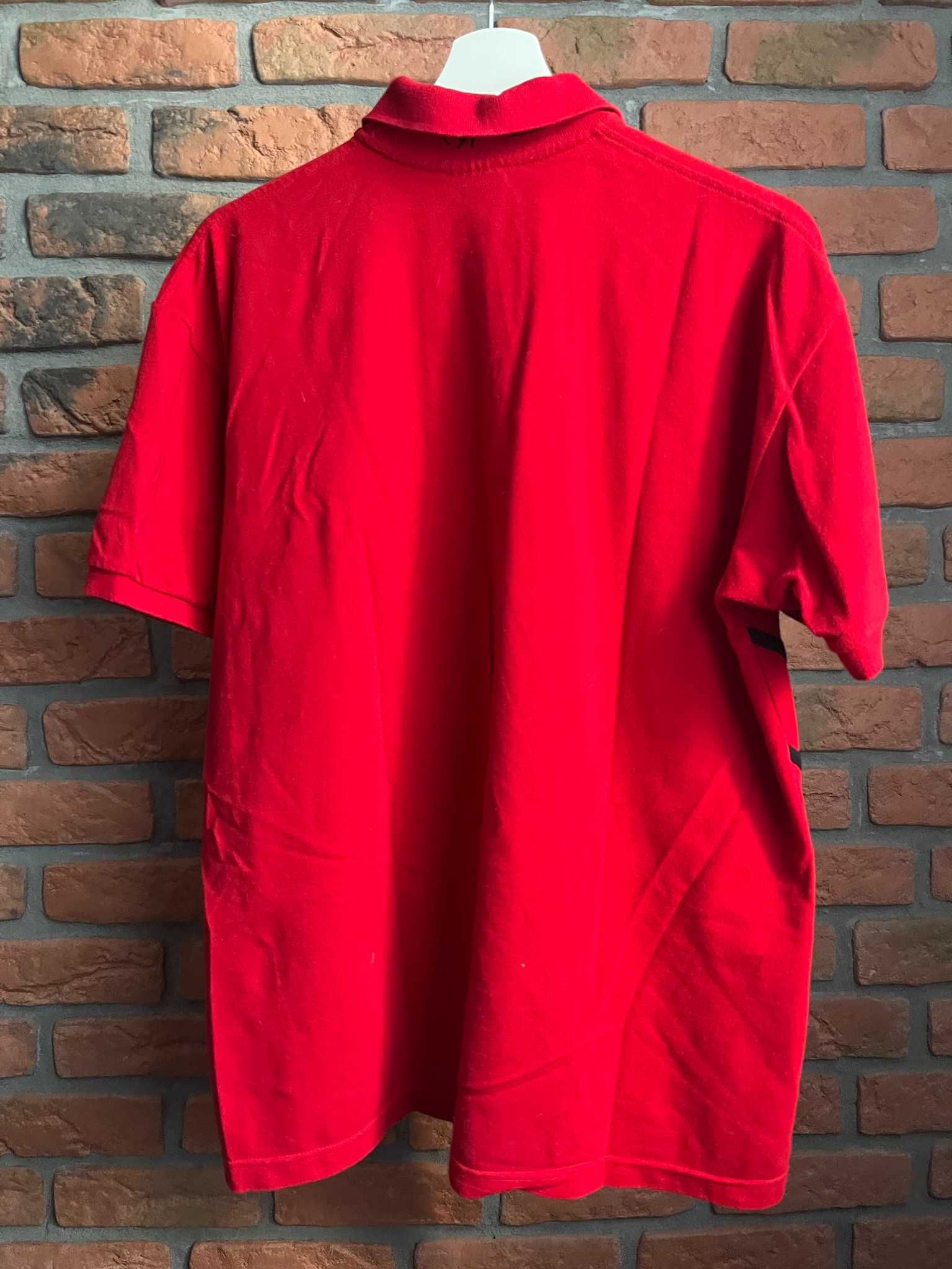 Czerwona Koszulka Polo Ralph Lauren XL