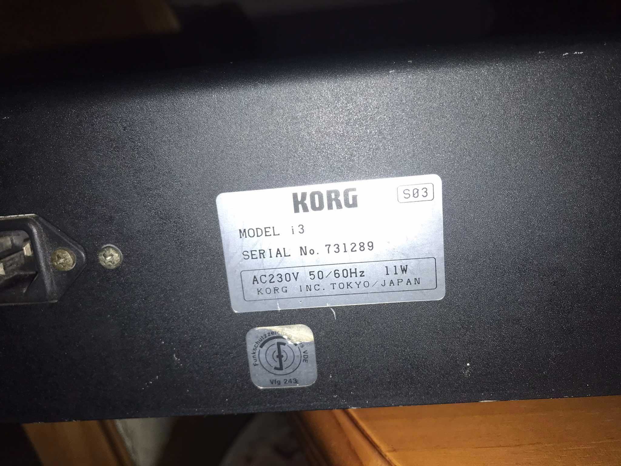 ceyboard korg i3