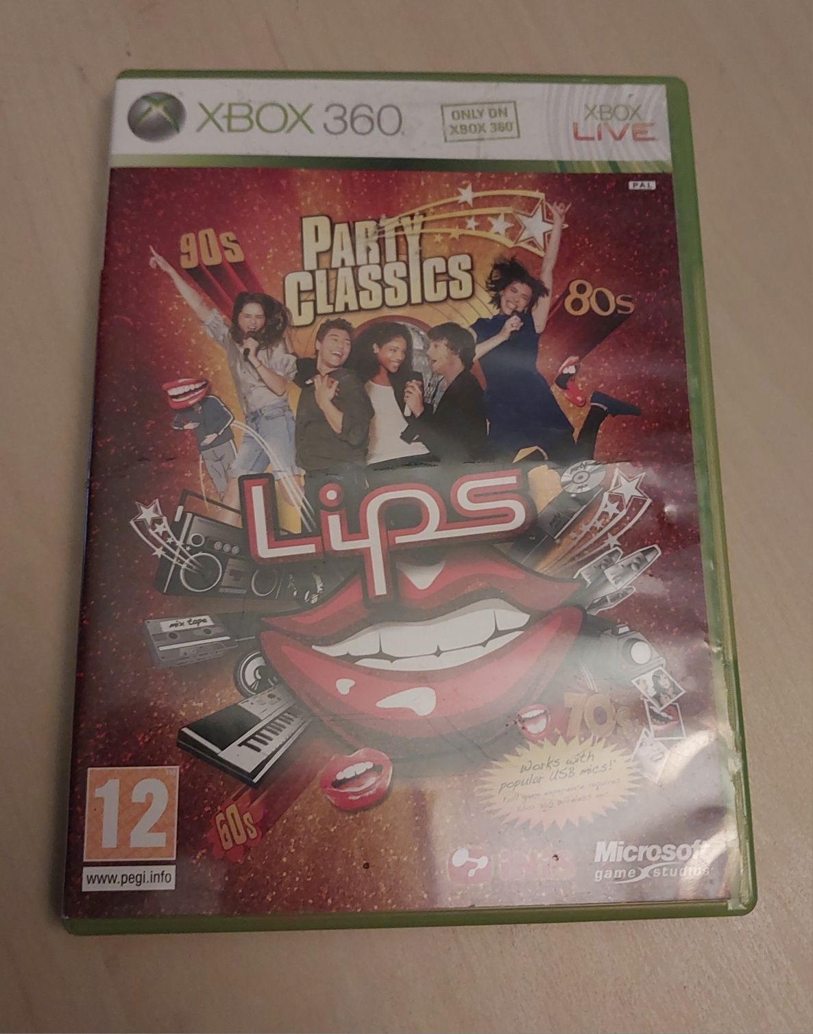 Lips Party Claassic 80s 90s Xbox 360 .X360 .