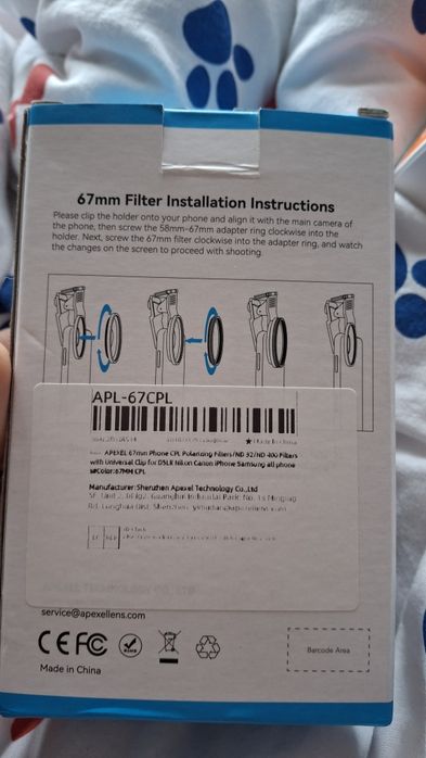 Zestaw filtrów do smartfona