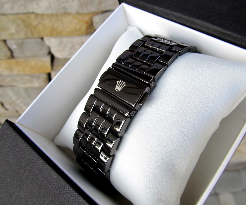 Супермодний кварцевий чоловічий наручний годинник ROLEX 2 кольори