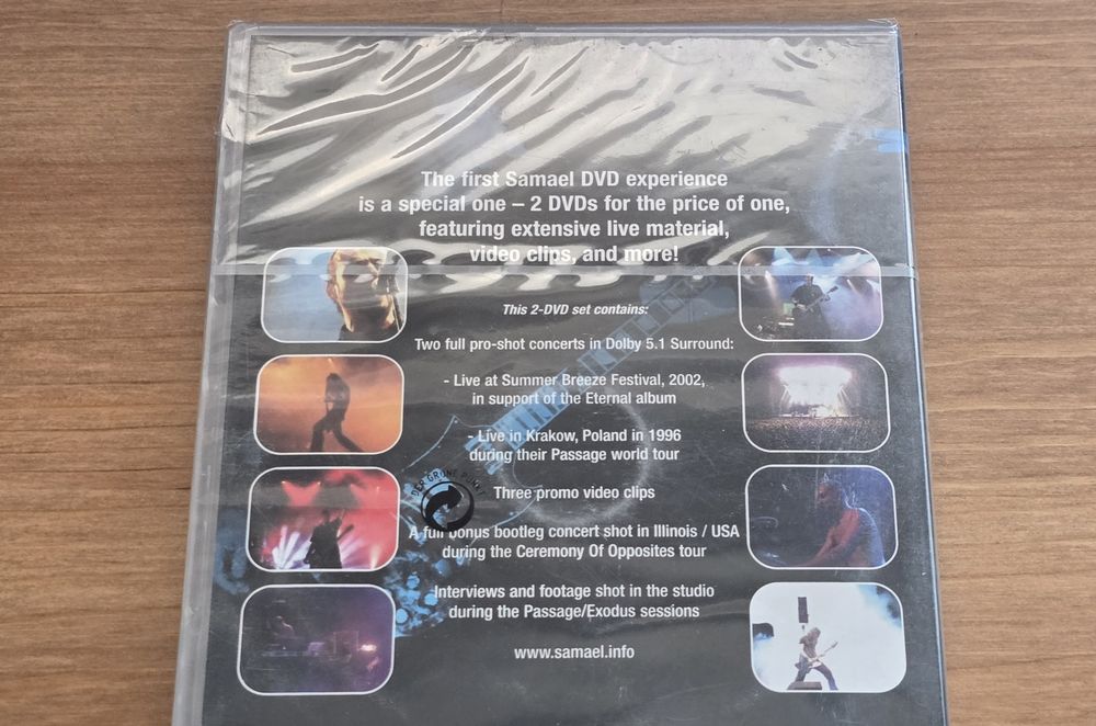 Samael Black Trip 2DVD *NOWA* 2003 Illinois 1994 Kraków 1996 Abtsgmünd