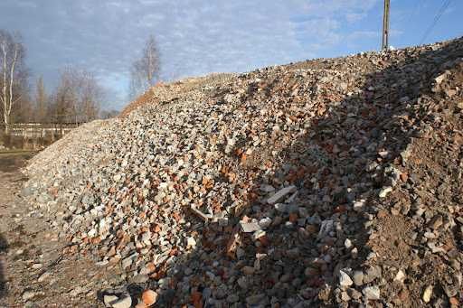 Przekrusz betonowy, kruszywo, gruz ceglany beton utwardzenie