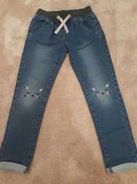 5.10.15 spodnie jeansy r 122