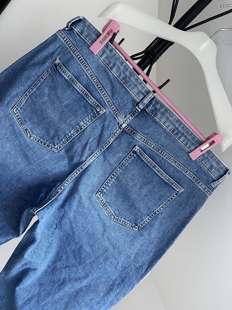 Elastyczne jeansy z wysokim stanem Marks&Spencer r.48