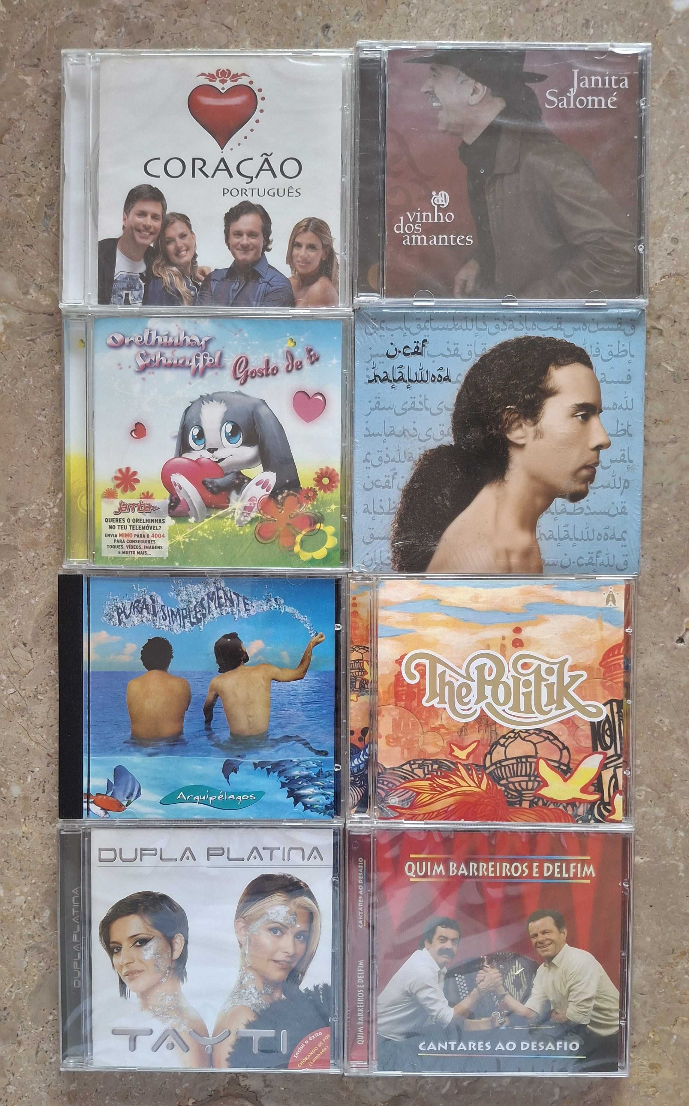 CDs variados (novos e selados)