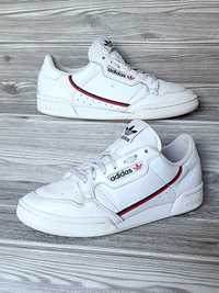 Sneakersy męskie Adidas Continental 80 białe sportowe wiązane 42