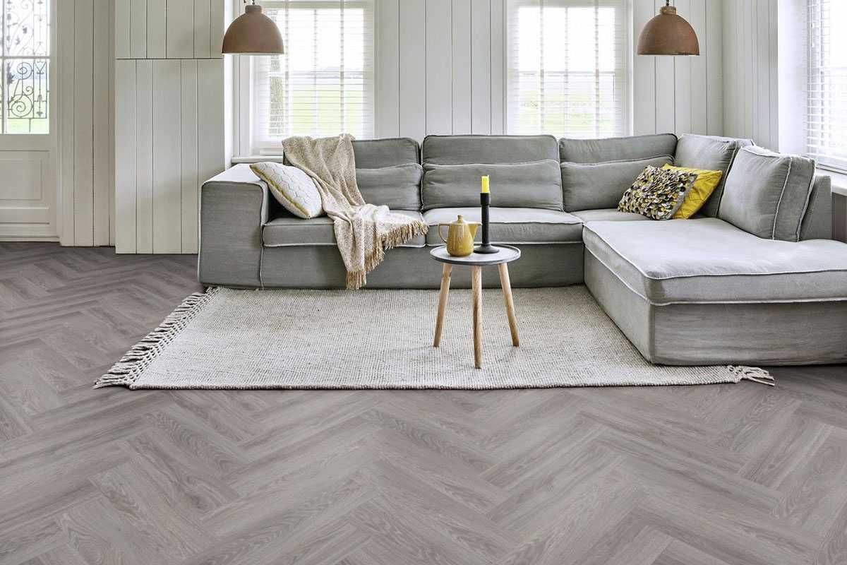 Panele winylowe jodełka Moods Blackjack Oak obiektowe