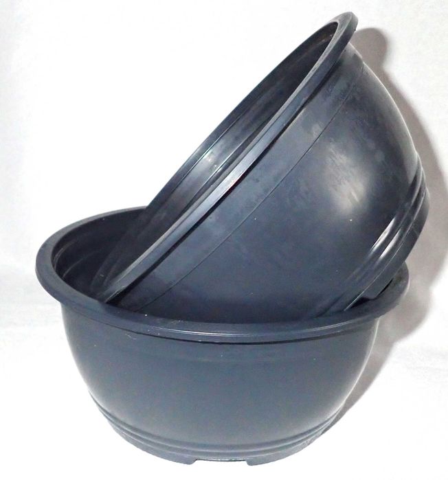 Miski na chryzantemy 19cm 1,6 L Misy chryzantemówki antracyt