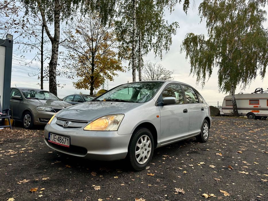 Honda Civic 1.4PB 2001r. 5 Drzwi Klima Wspomaganie