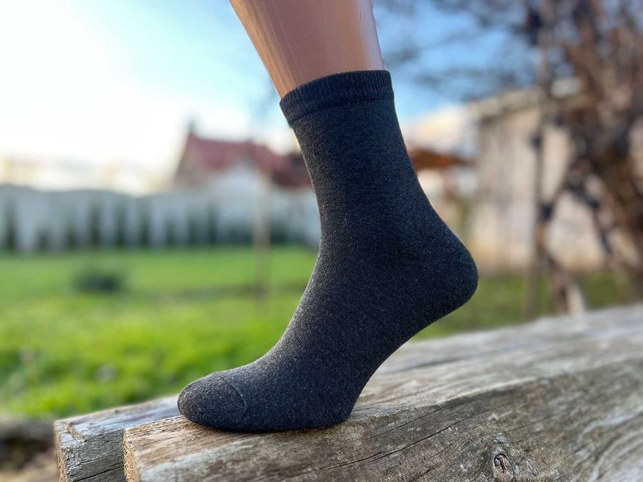 10пар 145грн шкарпетки високі сірі класичні однотонні носки демісезон