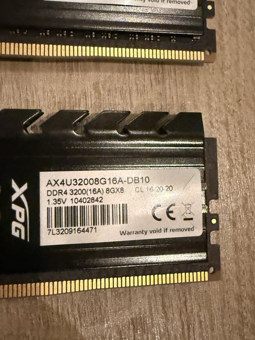 Pamięć ram 8GBx2 3200MHz PC4-25600
