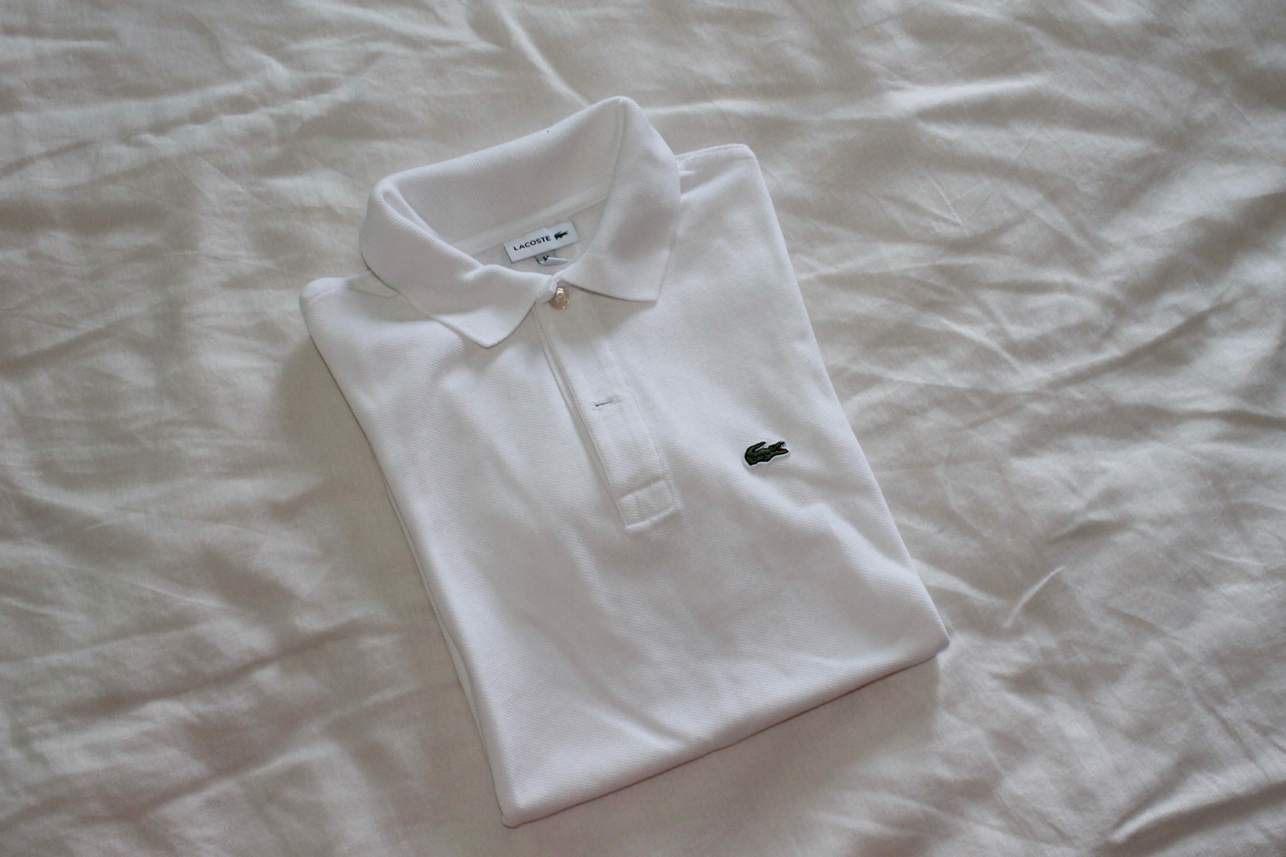 Polo branco  - Lacoste