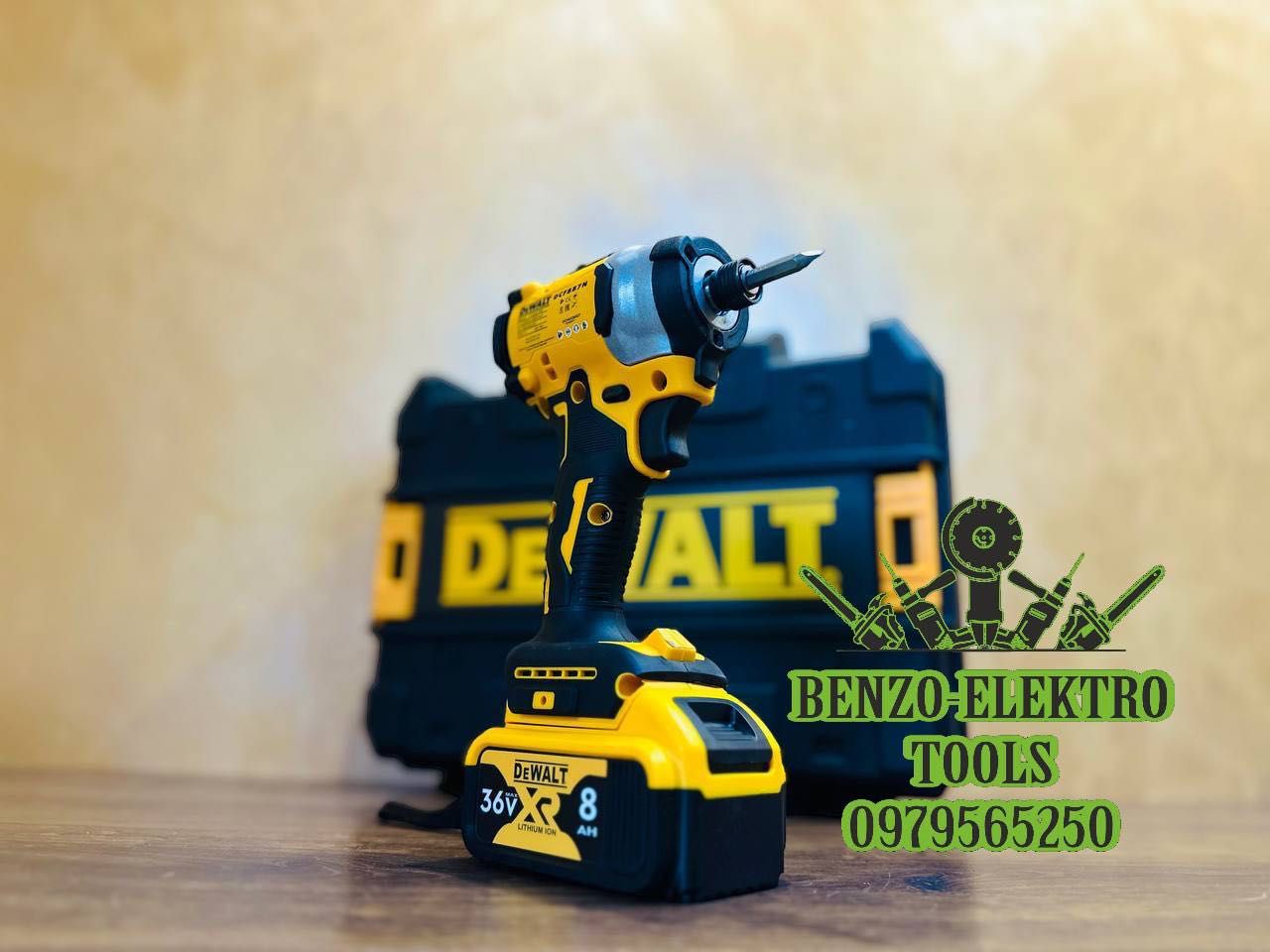 Акумуляторний Імпакт потужний Винтоверт DeWALT DCF887 205Nm 36V-8Ah