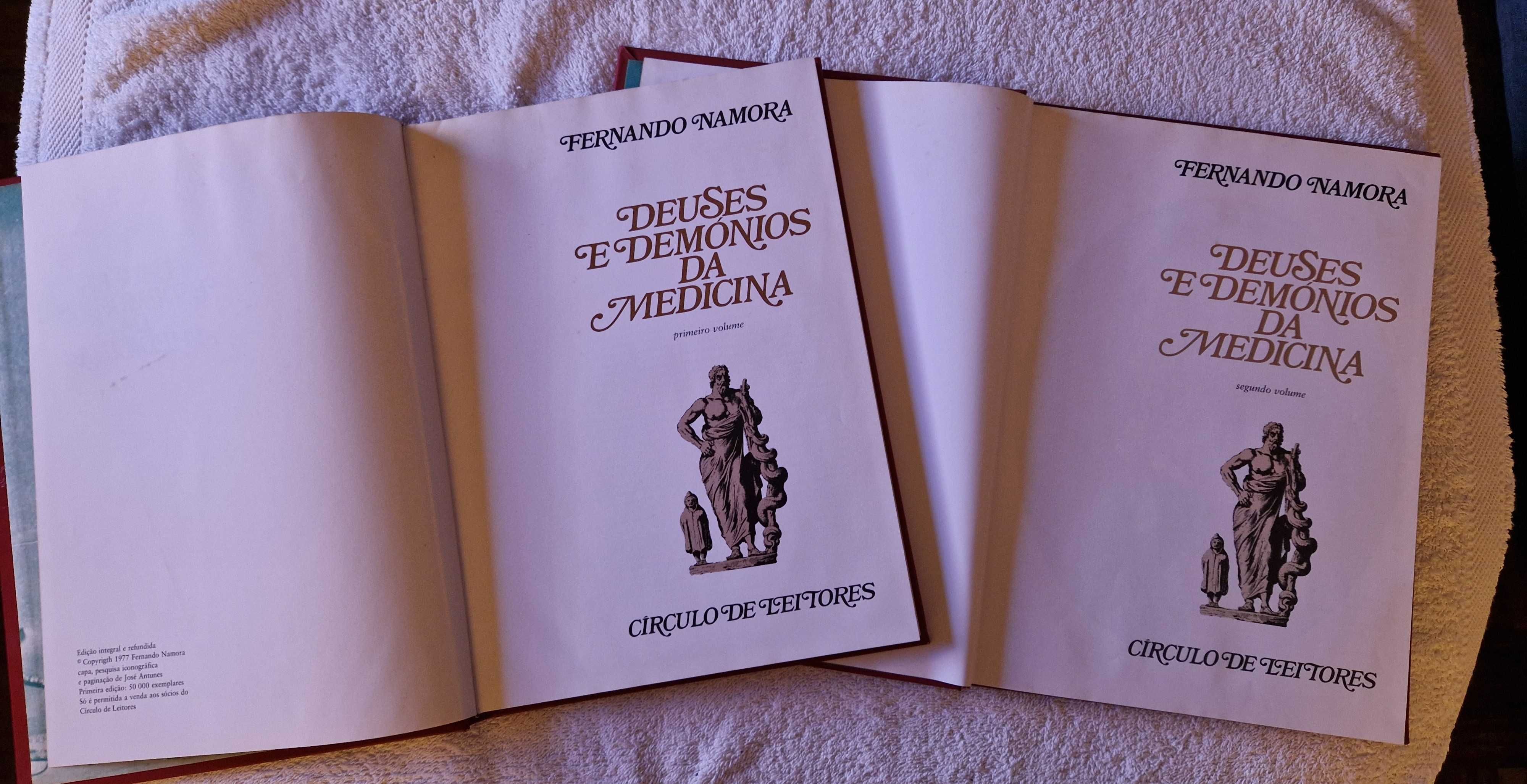 2 Livros de Fernando Namora "Deuses e Demónios da Medicina"
