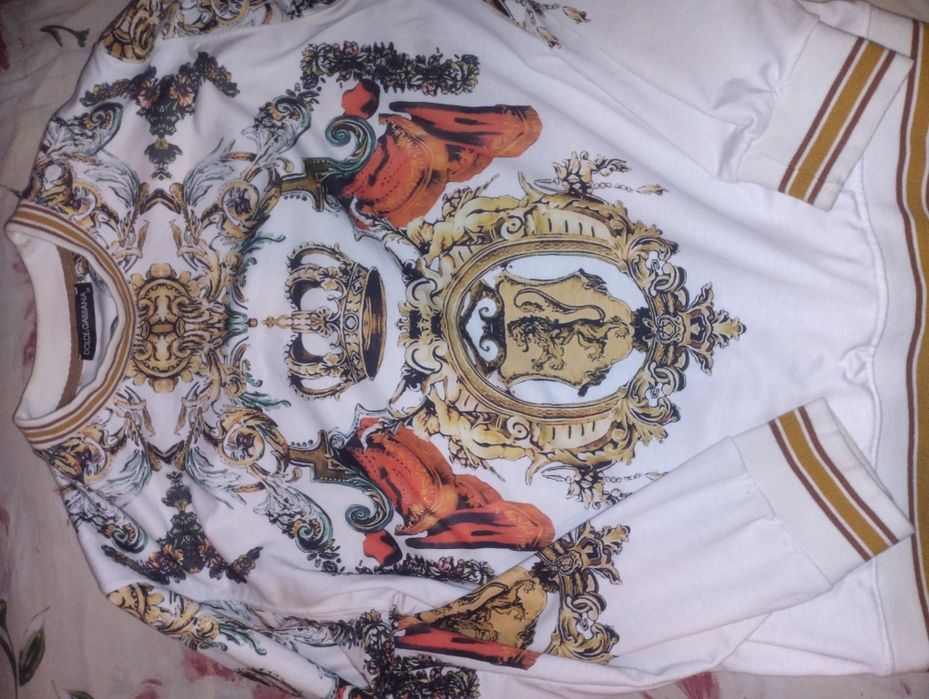Кофта D&G оригинальная белая
