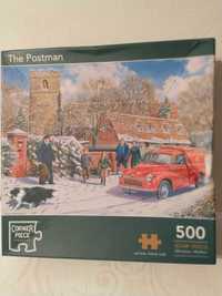 Puzzle Corner piece 500. The postman.