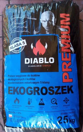 EKOGROSZEK workowany DIABLO Premium 26 MJ  (Skarbek, Medex) Końskie