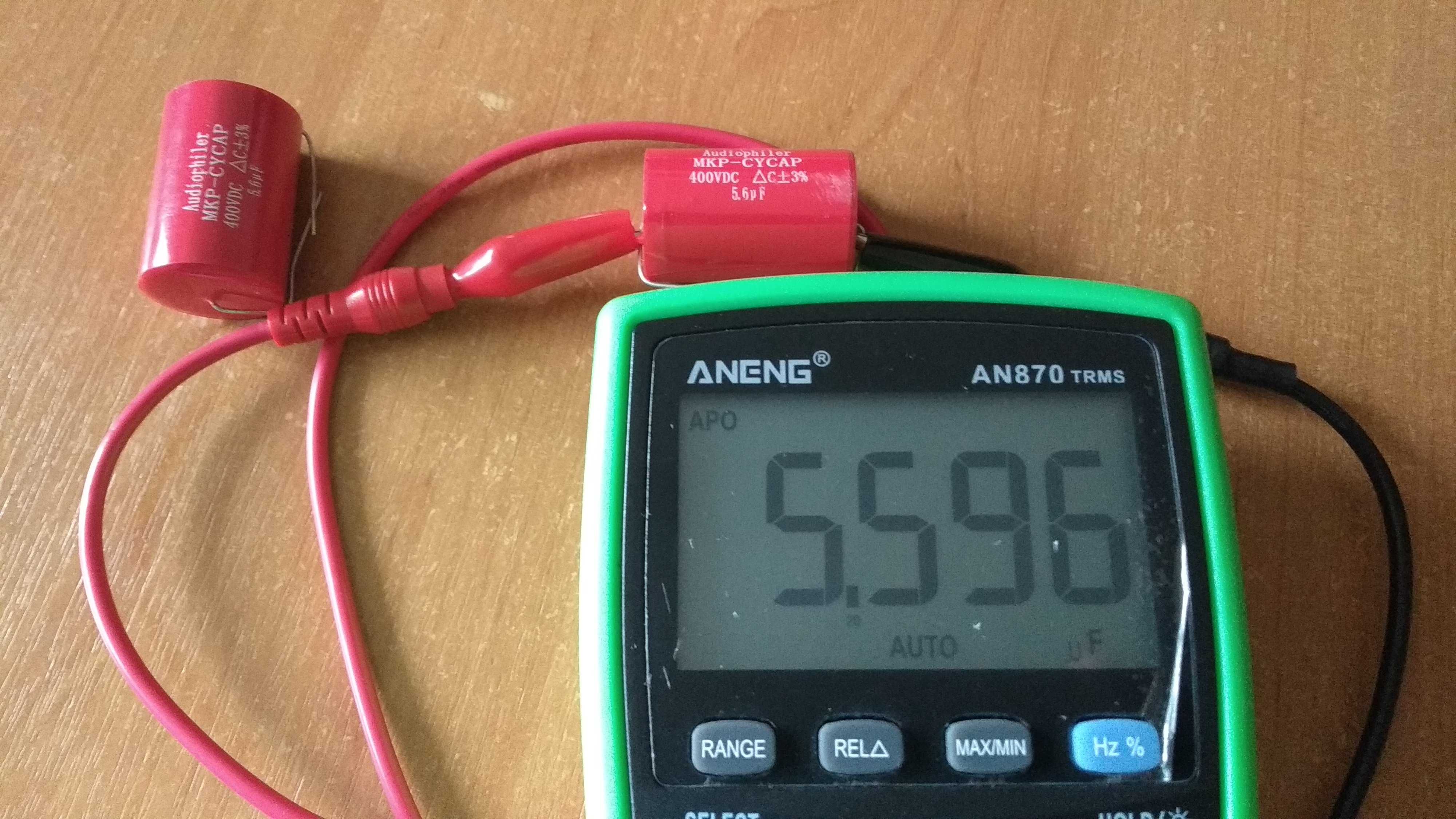 Конденсатори mkp, 5.6мкФ 400В, 2шт, нові