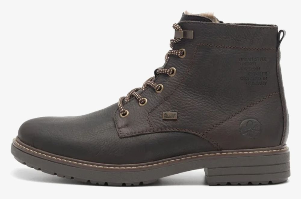 Gw. Od gr. Buty meskie ocieplane RIEKER 40 SKORA nat. Nowe antyposlizg