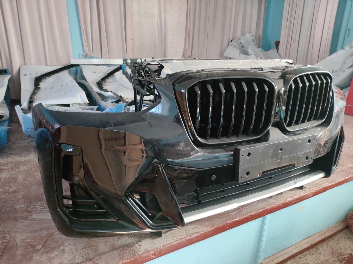 Панель передняя BMW X3 G01 с бампером LCI и фарами LED