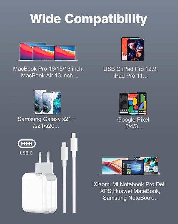 ifeart ładowarka uniwersalna macbook dell 65w usb