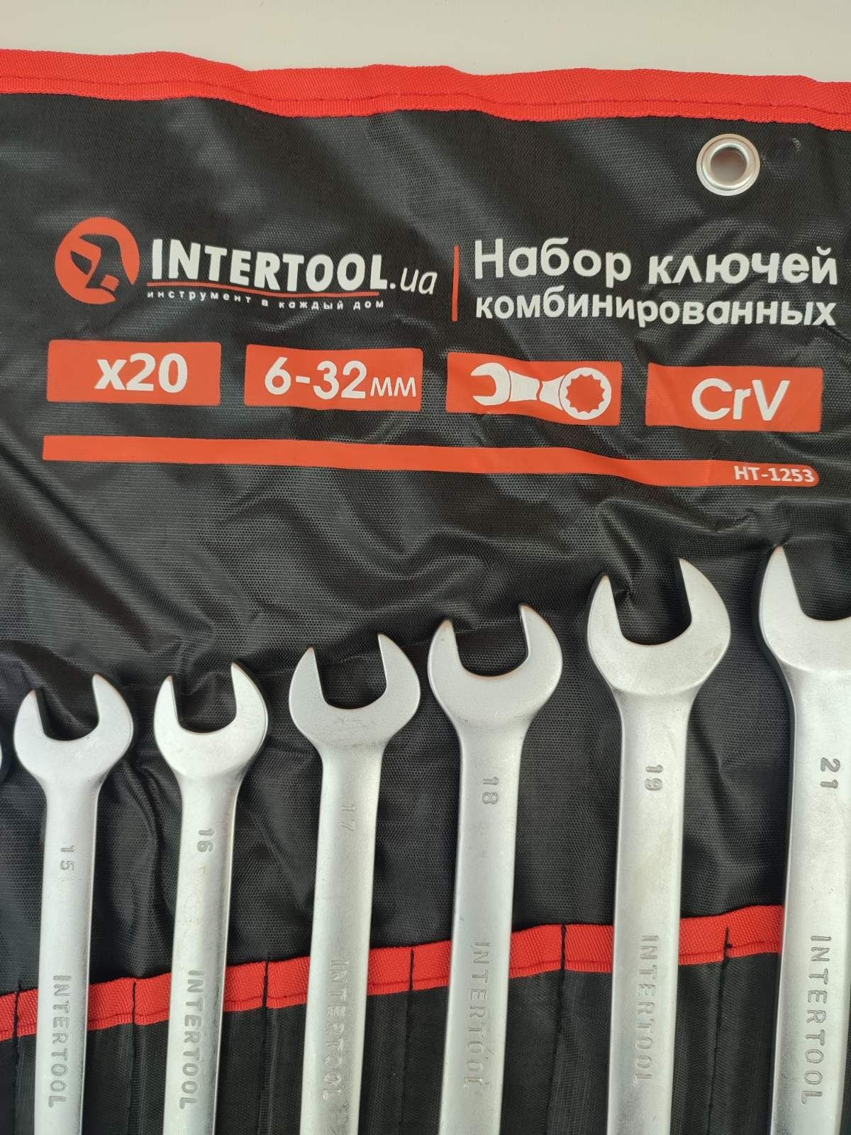 Набор рожково-накидных ключей 20 ед  6-32 мм INTERTOOL HT-1253
