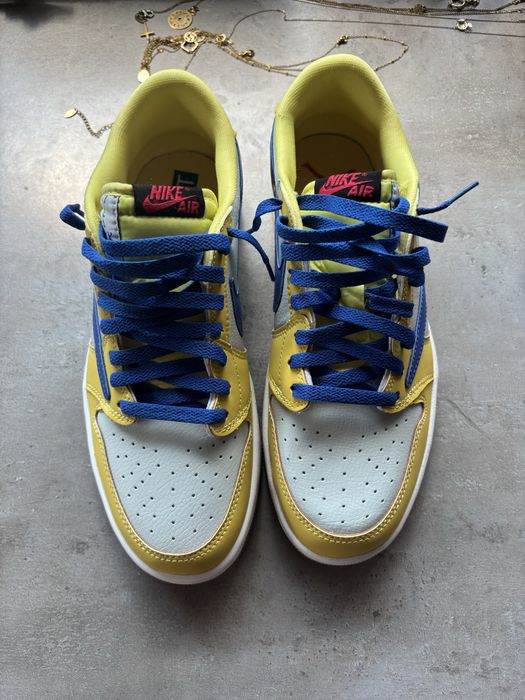 Buty Nike Air Jordan 1 low OG x Travis Scott Canary