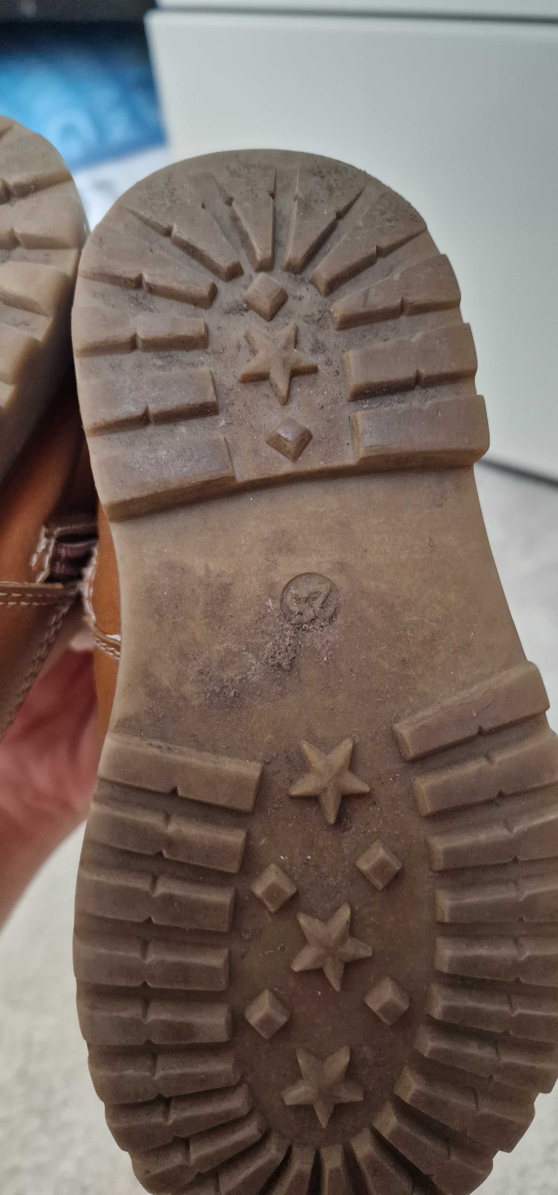Fila, trapery, trzewiki kamelowe, brązowe  rozm 25