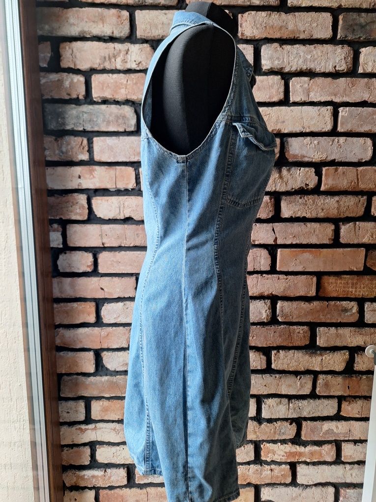 Sukienka jeansowa S/M. Vintage