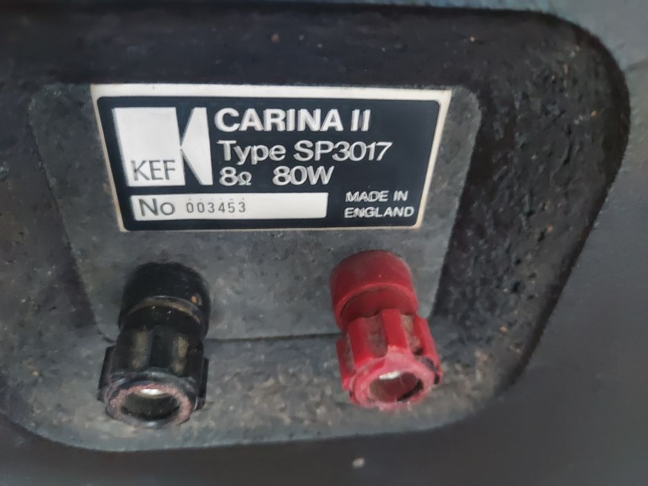 Kolumny podstawkowe KEF  carina II  audifilskie