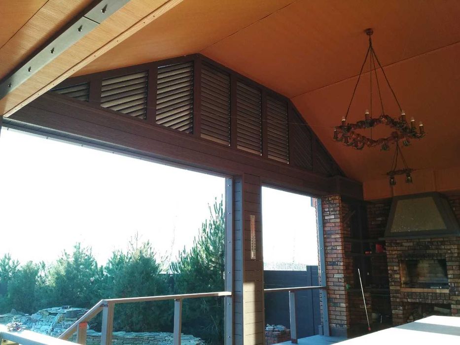 Фасади з композитної фасадної дошки