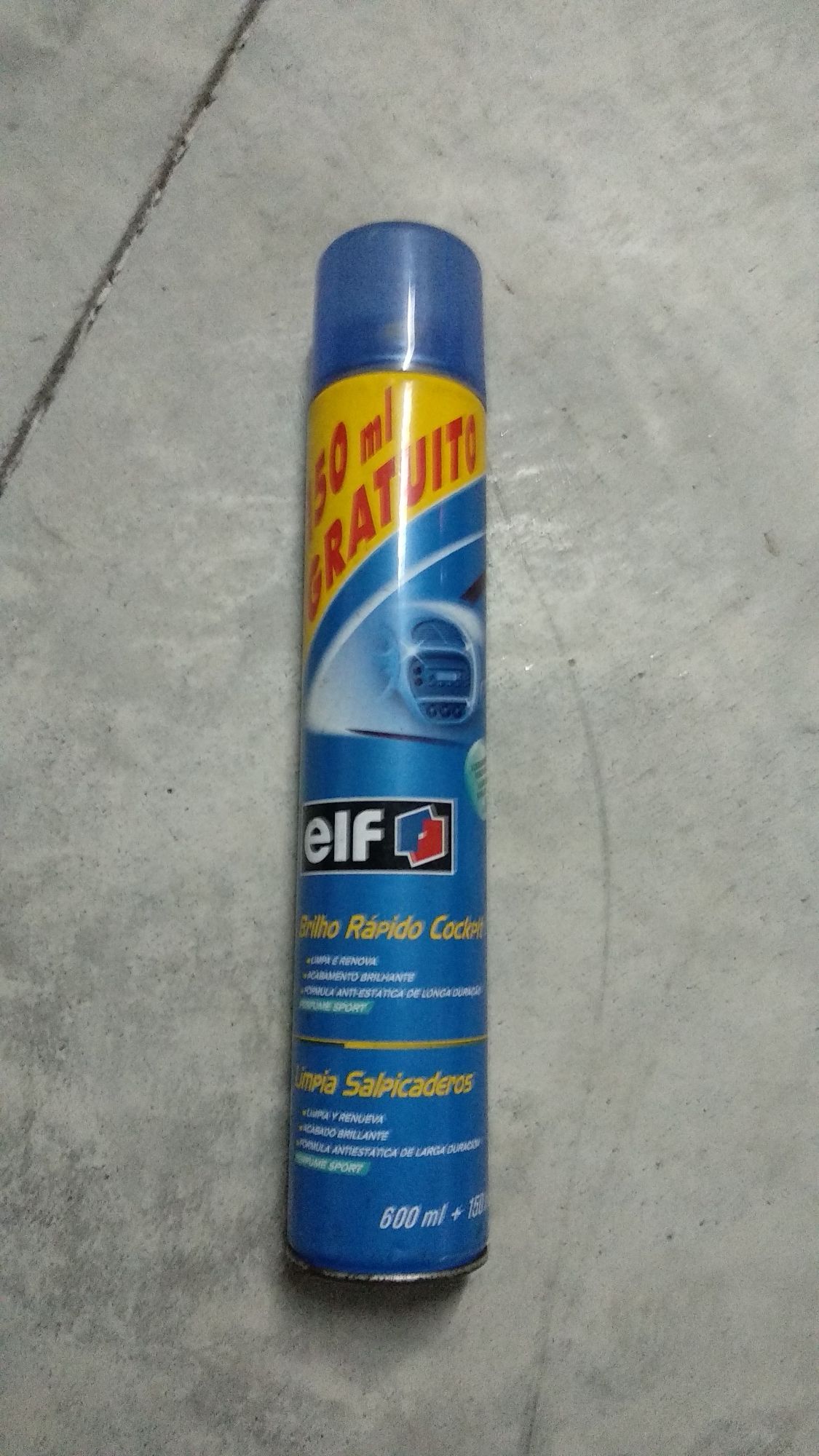 Spray anti-furo e spray limpeza e brilho tablier