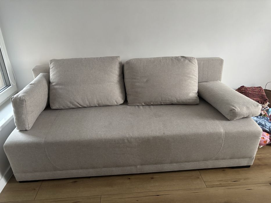 Sofa 3 osobowa beżowa