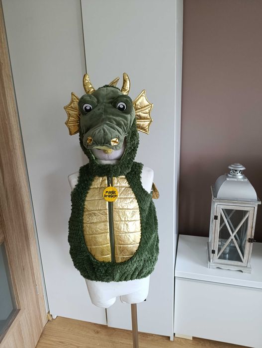 NOWY strój karnawałowy SMOKA DINOZAURA WAWELSKI kostium 86/92 (191)