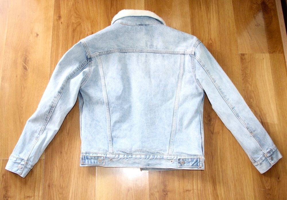 levi's kurtka jeansowa kwiaty xs 34 tracker Sherpa levis