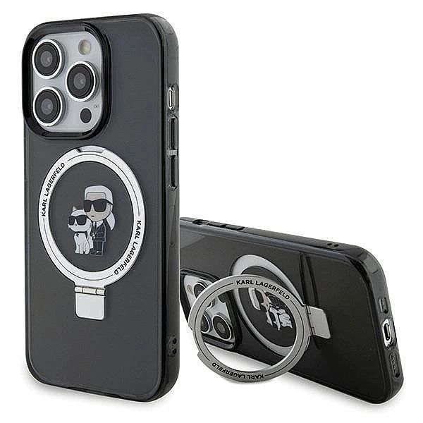 Etui Karl Lagerfeld Ring Stand Karl&Choupettte MagSafe do iPhone 15 Pr