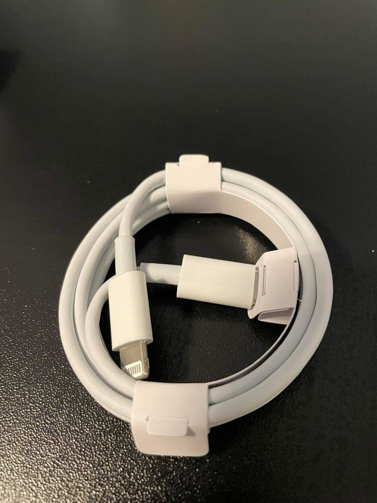 Ładowarka sieciowa Apple Lightning USB typ C + kabel biały (1m)