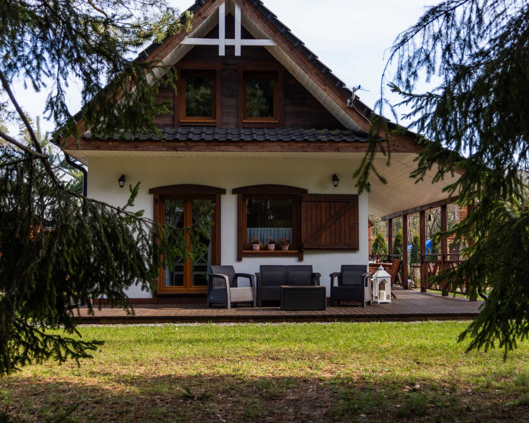 Sielanka Siemiany, domek całoroczny, jacuzzi (gorąca bania)