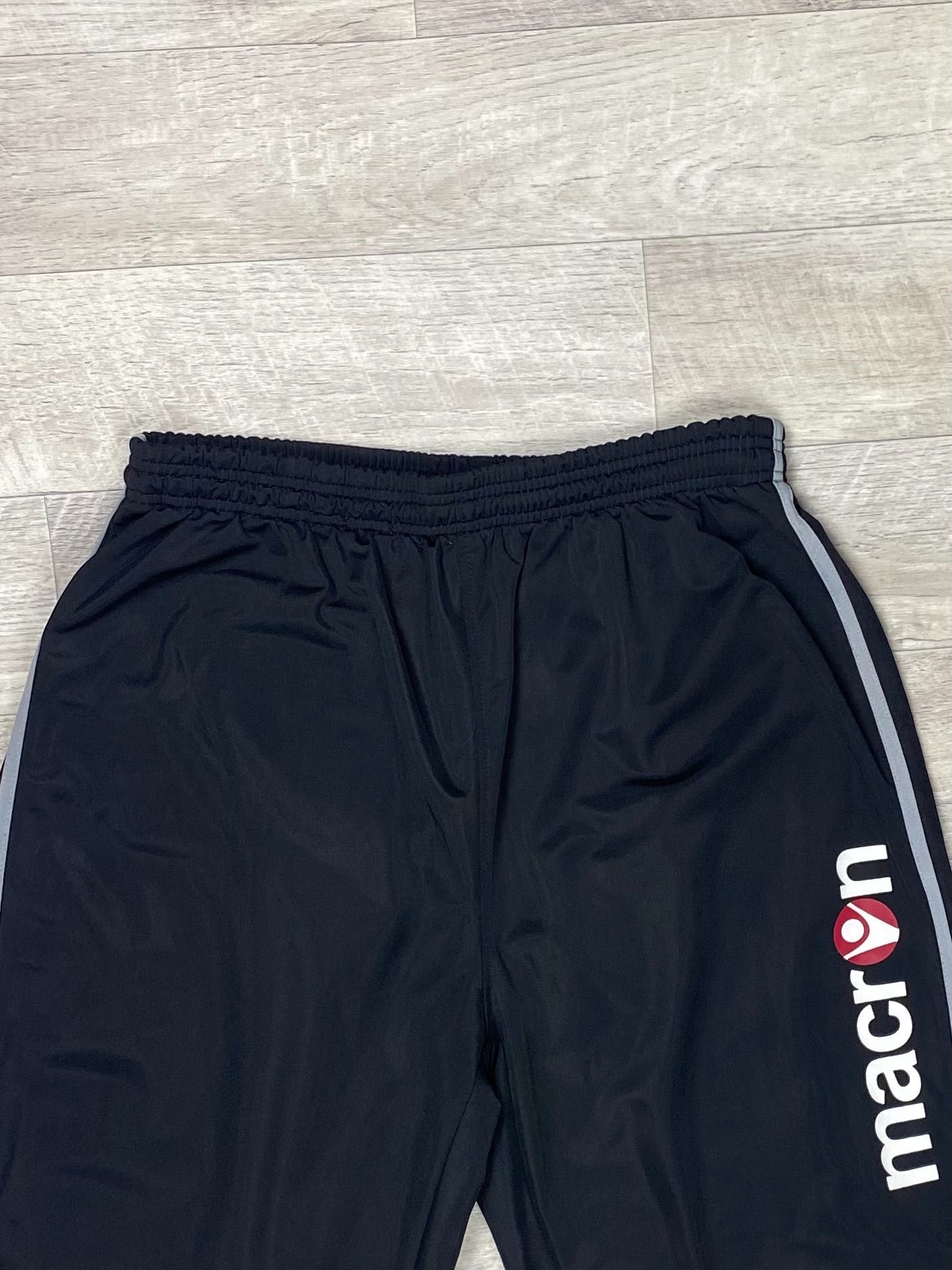 Macron штаны XL размер на манжете спортивные чёрные